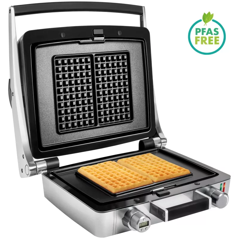 Fritel CW 3647 2 Συσκευές βάφλας 1600 W Γκρι, Ασημί