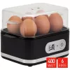 FRITEL Family Βραστήρας αυγών 400W Μαύρο/Διαφανές