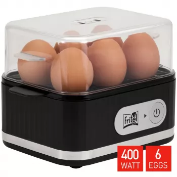 FRITEL Family Βραστήρας αυγών 400W Μαύρο/Διαφανές