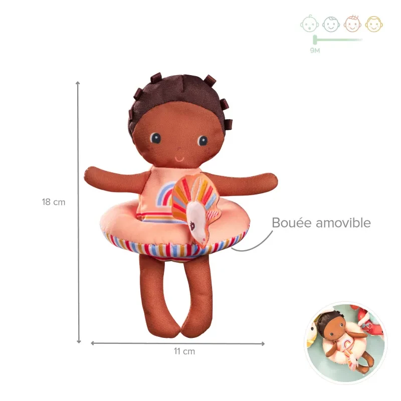 LILLIPUTIENS Lena κούκλα μπάνιου 6m+