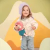 Lilliputiens Κούκλα Μωρού Jeanne σε Μαρσιπιέρα με Καπέλο 18m+