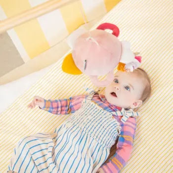 Lilliputiens Καθρέφτης Δραστηριοτήτων Lena the Unicorn με Λαβές, αισθητηριακό παιχνίδι για μωρά από 3 μηνών