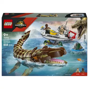 LEGO Jurassic World 76974 Αποστολή στο σκάφος και μοντέλο Mosasaurus