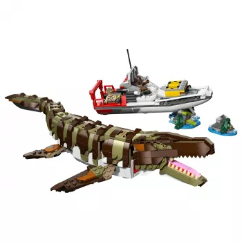 LEGO Jurassic World 76974 Αποστολή στο σκάφος και μοντέλο Mosasaurus