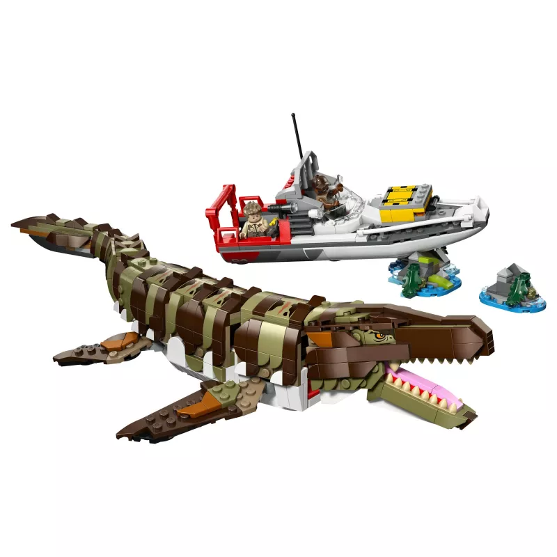 LEGO Jurassic World 76974 Αποστολή στο σκάφος και μοντέλο Mosasaurus