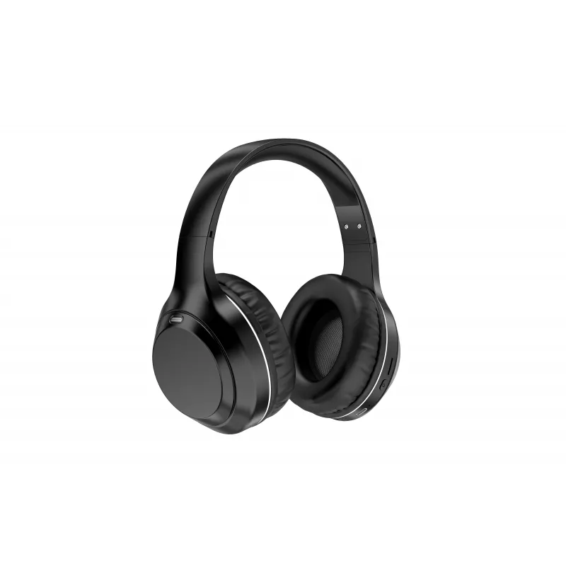 Denver BTN-211 Over-ear ακουστικά Bluetooth με μικρόφωνο και ενεργή ακύρωση θορύβου, μαύρα
