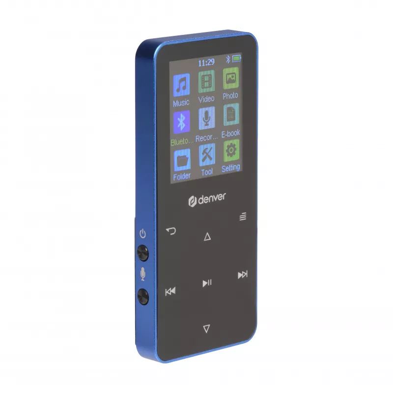 Denver MP-1830BU MP4 player με Bluetooth, οθόνη 1,8 ιντσών, 4GB, μπλε