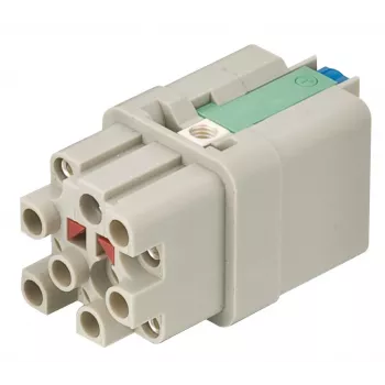 HARTING Han Q12-F-QL Ένθετο υποδοχής, 12 επαφές, σύνδεση Quick-Lock, 1,5 mm²