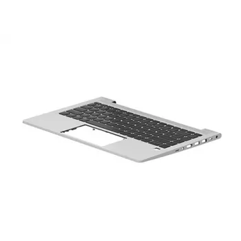 HP N01933-A41 Βελγικό AZERTY πληκτρολόγιο αντικατάστασης φορητού με οπίσθιο φωτισμό - Μαύρο