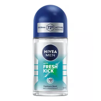 NIVEA Men Fresh Kick Αντιιδρωτικό Roll-On 50ml