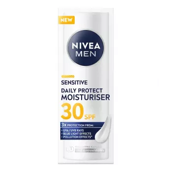 NIVEA Men Sensitive Daily Protect Ενυδατική Κρέμα Προσώπου SPF30 50ml
