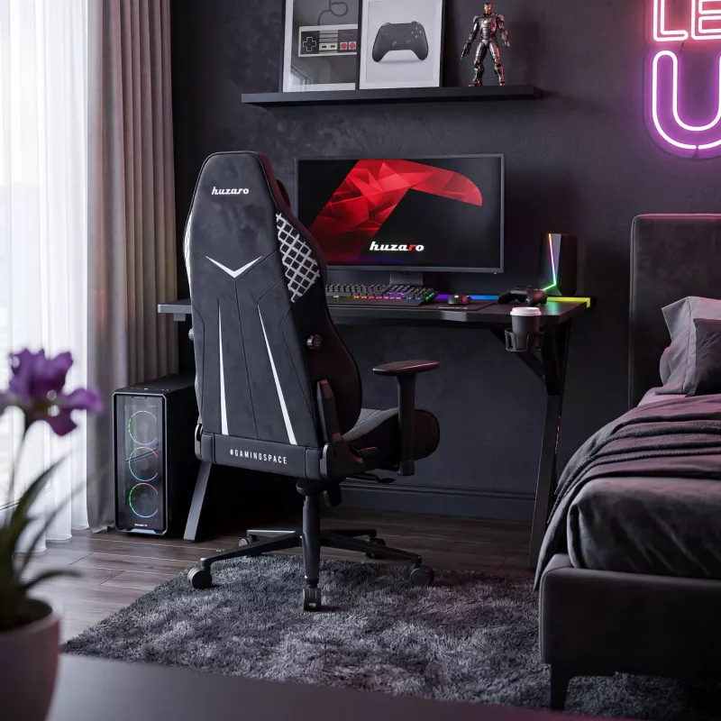 Huzaro Hero 2.4 RGB Μαύρο γραφείο gaming