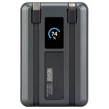 Power Bank Newell MS-10000 Pro MagSafe 10000 mAh Lightning, USB-C - Γκρι