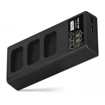 Newell CD-USB-C Φορτιστής μπαταρίας τριών καναλιών για Sony NP-FW50