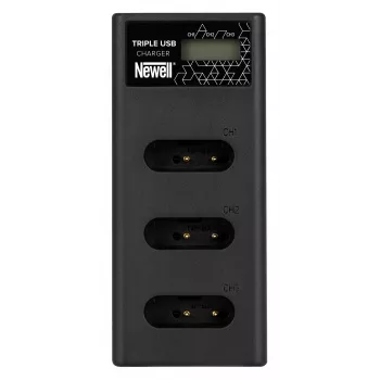 Newell CD-USB-C Triple-Channel φορτιστής μπαταρίας για μπαταρίες Sony NP-BX1