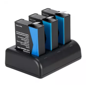 Newell Triple-Channel φορτιστής SDC-USB-C και 3 μπαταρίες BCX-204 για DJI Osmo Action