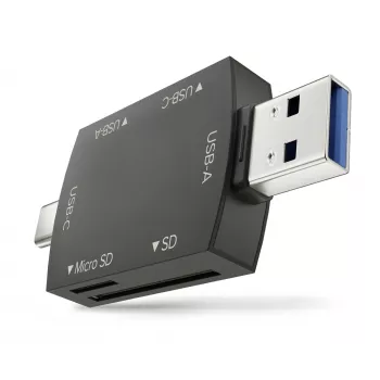 Newell OTG 4-in-1 USB 3.0 hub μαύρο