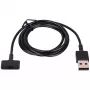 Akyga AK-SW-23 μαγνητικό καλώδιο φόρτισης USB για Fitbit Ionic, 1 m, μαύρο