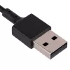 Akyga AK-SW-23 μαγνητικό καλώδιο φόρτισης USB για Fitbit Ionic, 1 m, μαύρο