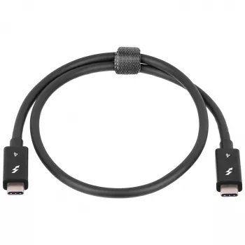 Akyga AK-USB-33 καλώδιο USB-C σε USB-C Thunderbolt, 40 Gbit/s, 100 W, 0,5 m, μαύρο