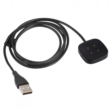 Akyga AK-SW-27 μαγνητικό καλώδιο φόρτισης USB για Fitbit Versa 3 / Sense, 1 m, μαύρο