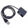 Akyga AK-SW-28 καλώδιο φόρτισης για Fitbit Charge 2, USB-A, 1 m, μαύρο