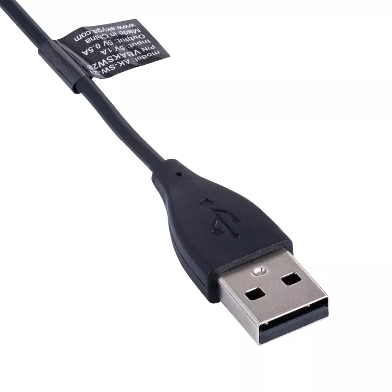 Akyga AK-SW-28 καλώδιο φόρτισης για Fitbit Charge 2, USB-A, 1 m, μαύρο