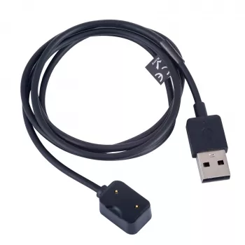 Akyga AK-SW-30 μαγνητικό καλώδιο φόρτισης για Amazfit Cor A1702, USB-A, 1 m, μαύρο