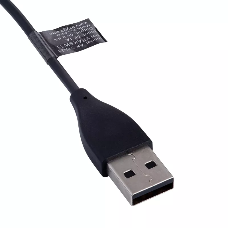 Akyga AK-SW-35 καλώδιο φόρτισης για Fitbit Alta HR, USB-A, 1 m, μαύρο