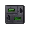 Akyga Charge Brick AK-CH-17 φορτιστής USB 65 W, 2 x USB-C PD + 2 x USB-A QC 4+, μαύρο