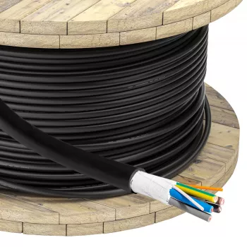 Akyga AK-SC-E12 καλώδιο φόρτισης EV 5 x 6 mm² + 2 x 0,75 mm², τριφασικό, 32 A, 450/750 V, κομμένο στο μέτρο