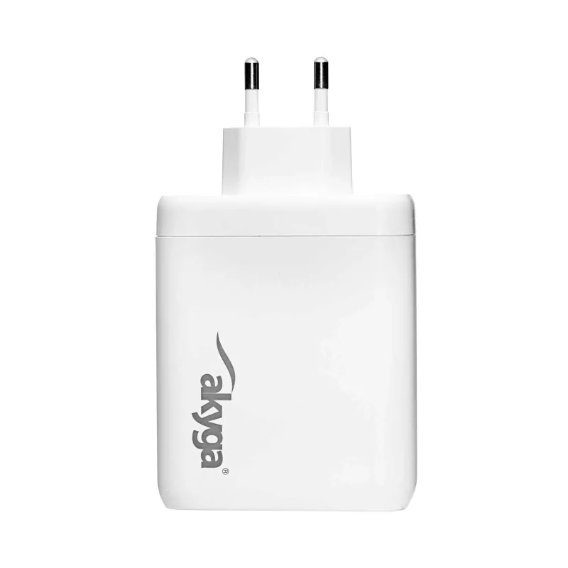 Akyga AK-CH-24 φορτιστής USB GaN 140 W, 3 x USB-C PD + USB-A, λευκό