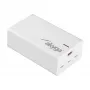 Akyga AK-CH-25 επιτραπέζιος φορτιστής USB GaN 140 W, 3 x USB-C PD + USB-A, λευκό