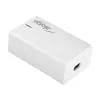 Akyga AK-CH-25 επιτραπέζιος φορτιστής USB GaN 140 W, 3 x USB-C PD + USB-A, λευκό