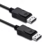 Qoltec Καλώδιο DisplayPort 1.4 αρσενικό σε αρσενικό 3m 8K μαύρο