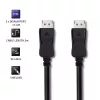 Qoltec Καλώδιο DisplayPort 1.4 αρσενικό σε αρσενικό 3m 8K μαύρο
