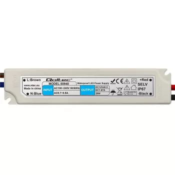 QOLTEC LED Τροφοδοτικό switching IP67 20W 12V 1,6A αδιάβροχο