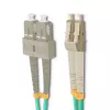 Qoltec Καλώδιο patch οπτικών ινών LC/UPC - SC/UPC Πολύτροπο OM4 Duplex 5m