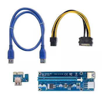 Qoltec Riser PCI-E ver. 009S USB 3.0 60cm Επεκτατής GPU Mining