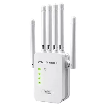 QOLTEC Ενισχυτής σήματος WiFi Repeater Access Point 300 Mbps