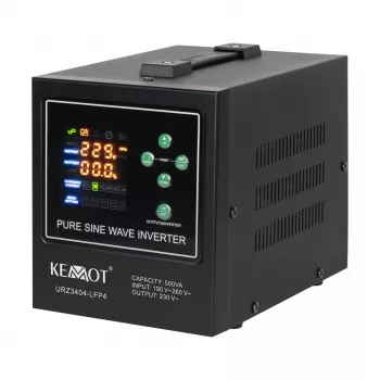 KEMOT PROsinus-500-LFP4 UPS μετατροπέας καθαρού ημιτόνου με λειτουργία φόρτισης 12V 230V 500VA/300W