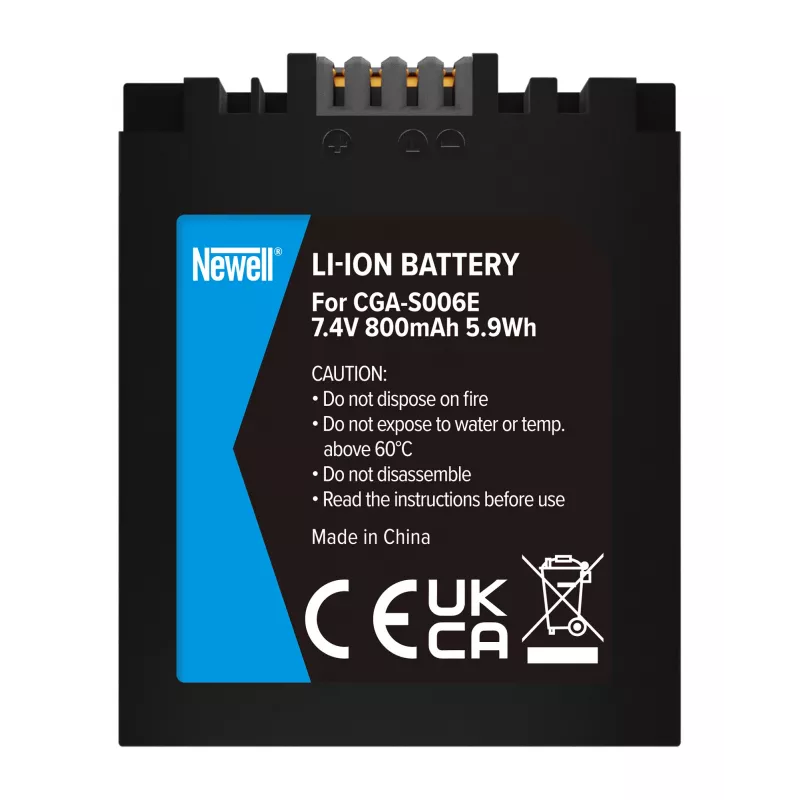 Newell Μπαταρία αντικατάστασης CGA-S006E για Panasonic