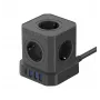 Newell GaN Power Cube 9W1 Πολύπριζο Μαύρο