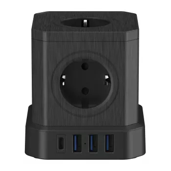 Newell GaN Power Cube 9W1 Πολύπριζο Μαύρο