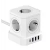 Newell GaN Power Cube 9w1 Λευκό Πολύπριζο με φορτιστή USB