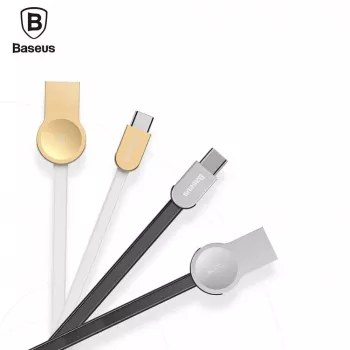 Baseus Keyble Cable (Zinc Alloy) USB-A to USB-C 1m λευκό