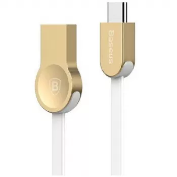 Baseus Keyble Cable (Zinc Alloy) USB-A to USB-C 1m λευκό