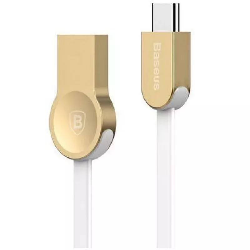 Baseus Keyble Cable (Zinc Alloy) USB-A to USB-C 1m λευκό
