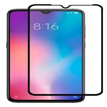 Evelatus Xiaomi Mi 9 2.5D Full Cover Japan Glue Γυαλί Αντιστατική Μεμβράνη Προστασίας Οθόνης