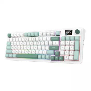 Redragon Galatin Pro K719WG-RGB-PRO Tri-Mode Ασύρματο Μηχανικό Πληκτρολόγιο Gaming (98-Key, Hot-Swappable, RGB, Μαύρο)